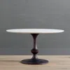Frontgate Veneto Round Dining Table In Black Equata Marble