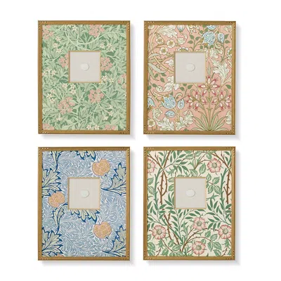 Frontgate Verdant Spring Intaglio Prints In Multi