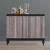 Frontgate Viago Travertine Bar & Storage Cabinet