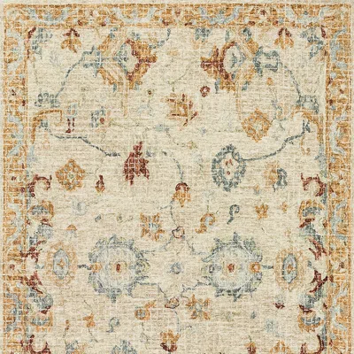 Frontgate Viola Hand-knotted Rug In Neutral