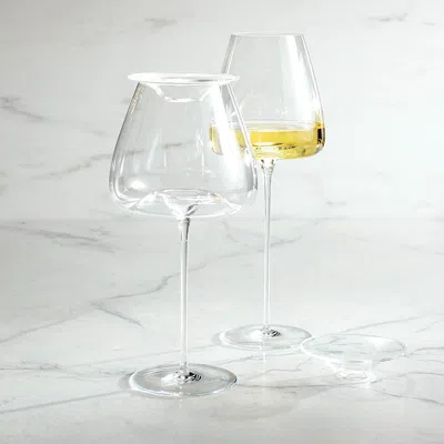 Frontgate Vision Mouth-blown Glassware Collection In Transparent