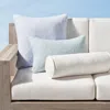Frontgate Vista Boucle Indoor/outdoor Pillow In Vista Boucle Air Blue