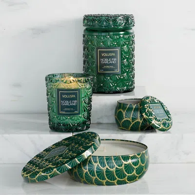 Frontgate Voluspa Noble Fir Garland Holiday Collection In Green