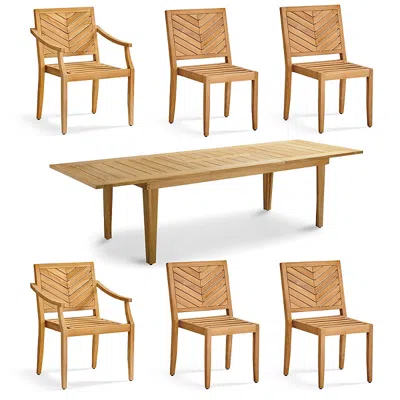 Frontgate Westport 7-pc. Rectangular Extendable Dining Set