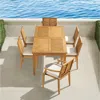 Frontgate Westport Teak 7-pc. Rectangular Dining Set In Natural
