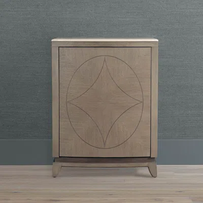 Frontgate Wharton Revolving Bar Cabinet