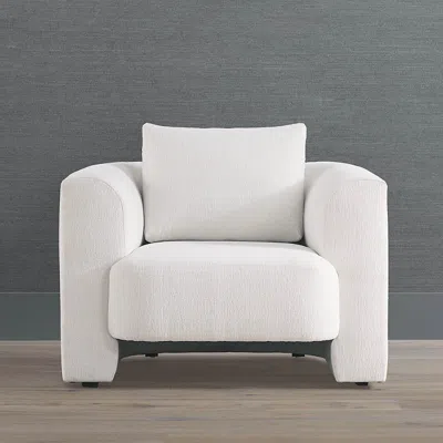 Frontgate Willa Lounge Chair In White