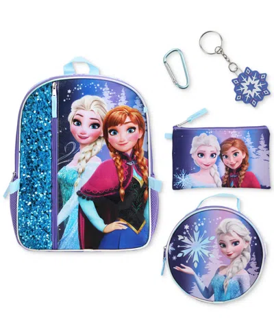 Frozen Babies' 5-piece Backpack Set In Blue