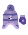 Frozen Hat And Mitten Set In Multi Color