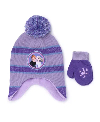 Frozen Kids' Hat And Mitten Set In Multi Color