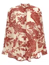 F.r.s For Restless Sleepers For Restless Sleepers Cotton And Silk Blend Shirt In Red