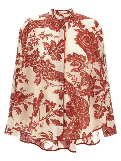 F.r.s For Restless Sleepers For Restless Sleepers Cotton And Silk Blend Shirt In Multicolor