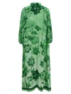 F.R.S. - FOR RESTLESS SLEEPERS F.R.S. - FOR RESTLESS SLEEPERS PRINTED CREPE DE CHINE LONG DRESS