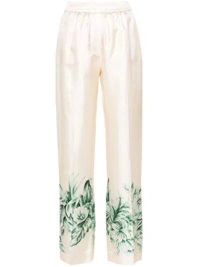 F.R.S FOR RESTLESS SLEEPERS F.R.S. - FOR RESTLESS SLEEPERS SILK PRINTED TROUSERS