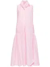 F.r.s For Restless Sleepers Amateia V-neck Dress In Pink