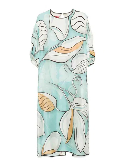 F.R.S FOR RESTLESS SLEEPERS VESTIDO MIDI - MULTICOLOR