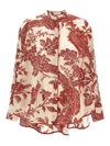 F.r.s For Restless Sleepers For Restless Sleepers Cotton And Silk Blend Shirt In Multicolour