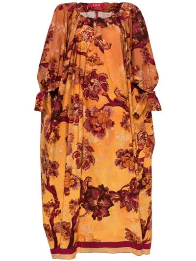 F.r.s For Restless Sleepers Aretusa Dress In Orange