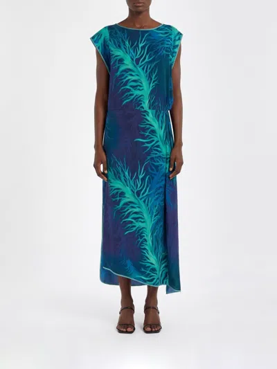 F.r.s For Restless Sleepers F. R.s For Restless Sleepers Dress Woman Color Blue