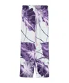 F.r.s For Restless Sleepers For Restless Sleepers Printed Silk Trousers In Purple