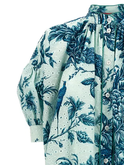 F.r.s For Restless Sleepers F. R.s. - For Restless Sleepers Cotton Long Women's Dress In Multi