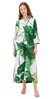 F.r.s For Restless Sleepers F. R.s For Restless Sleepers Dero Dress Forest/green Leaves In Forest/green Leaves