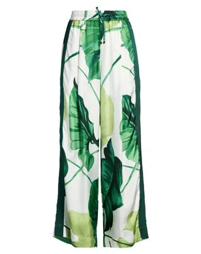 F.r.s For Restless Sleepers F. R.s For Restless Sleepers Woman Pants Green Size M Silk