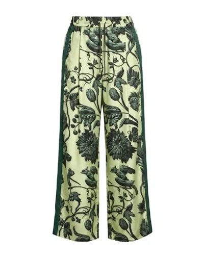 F.r.s For Restless Sleepers F. R.s For Restless Sleepers Woman Pants Green Size Xl Silk