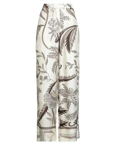 F.r.s For Restless Sleepers F. R.s For Restless Sleepers Woman Pants Ivory Size M Silk
