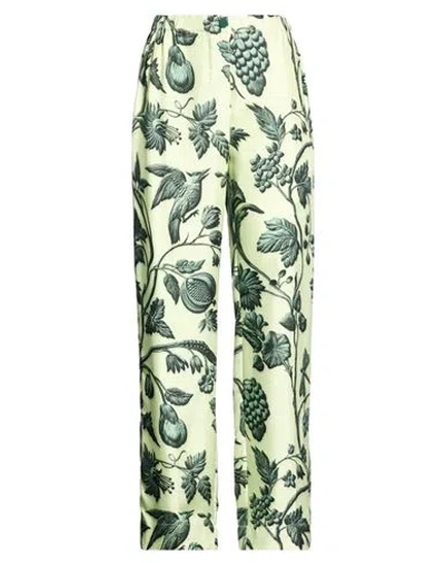 F.r.s For Restless Sleepers F. R.s For Restless Sleepers Woman Pants Light Green Size M Silk