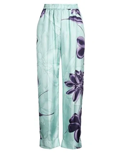 F.r.s For Restless Sleepers F. R.s For Restless Sleepers Woman Pants Sky Blue Size L Silk