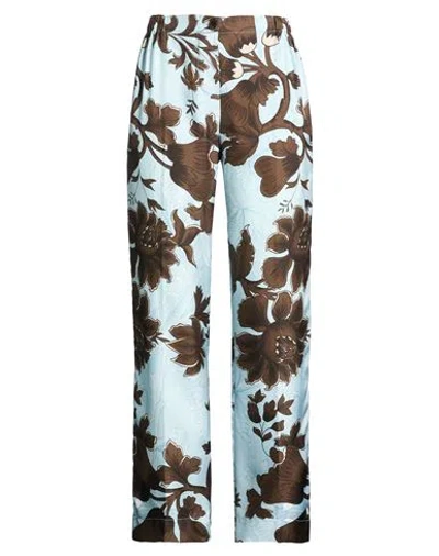 F.r.s For Restless Sleepers F. R.s For Restless Sleepers Woman Pants Sky Blue Size M Silk