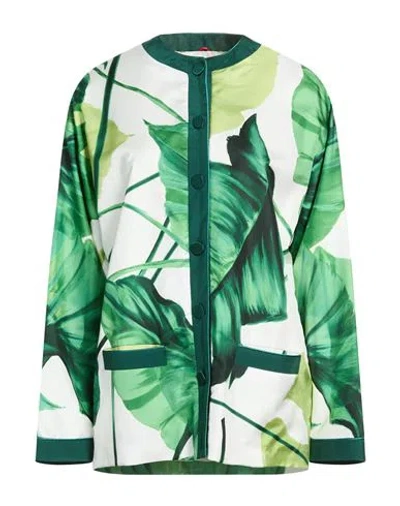 F.r.s For Restless Sleepers F. R.s For Restless Sleepers Woman Shirt Green Size M Silk