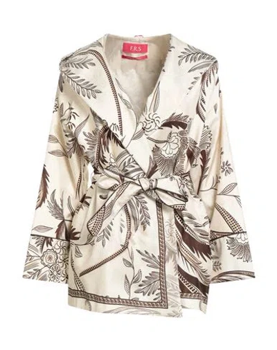 F.r.s For Restless Sleepers F. R.s For Restless Sleepers Woman Top Cream Size M Silk In White