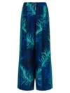 F.r.s For Restless Sleepers Wide Leg Pants Featuring Side Pocket In Blue