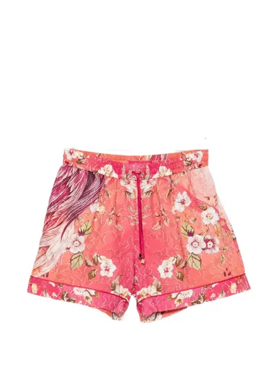 F.r.s For Restless Sleepers Fil Coupé Swan Shorts In Orange