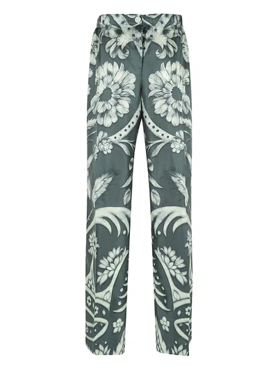 F.r.s For Restless Sleepers Floral-detail Trousers In Multi