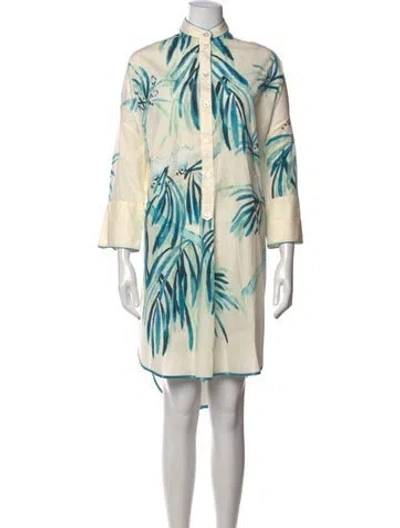 Pre-owned F.r.s For Restless Sleepers Floral Print Knee-length Dress W/ Tags In Multicolor
