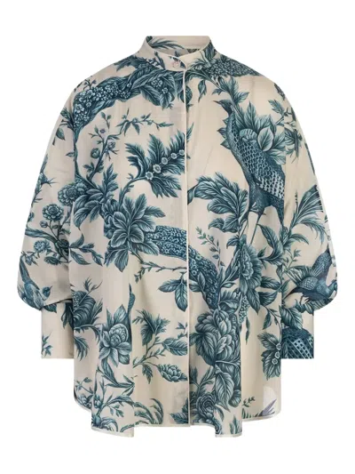 F.r.s For Restless Sleepers Floral-print Shirt In Neutral