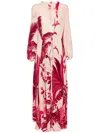 F.r.s For Restless Sleepers Eione Floral-print Maxi Dress In Pink