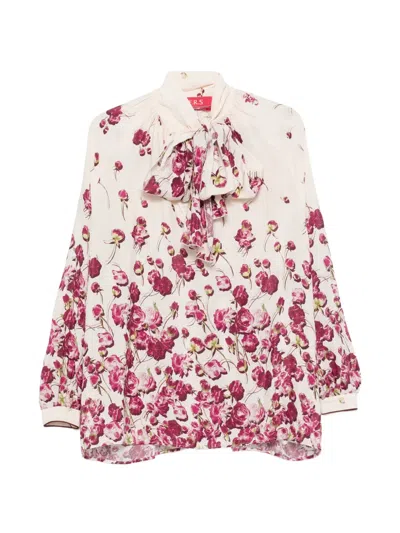 F.r.s For Restless Sleepers For Restless Sleepers Silk Blend Printed Shirt In Multi