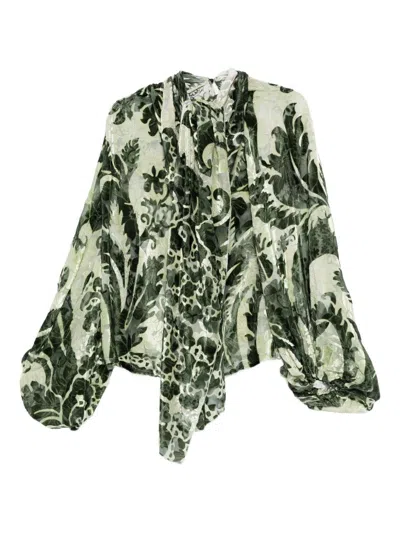 F.R.S FOR RESTLESS SLEEPERS FOR RESTLESS SLEEPERS PRINTED SILK BLOUSE