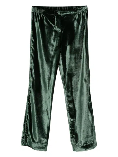 F.R.S FOR RESTLESS SLEEPERS FOR RESTLESS SLEEPERS VELVET HIGH-WAISTED TROUSERS