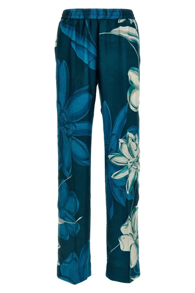 F.r.s For Restless Sleepers Printed Casual Pants In Green