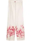 F.r.s For Restless Sleepers For Restless Sleepers Printed Silk Trousers