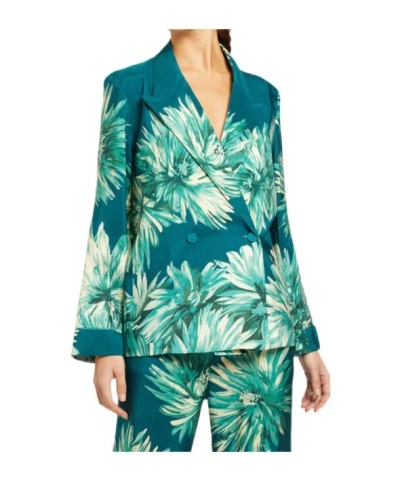F.r.s For Restless Sleepers Long-sleeved Suit Coat In Green