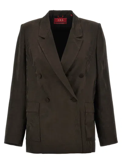 F.r.s For Restless Sleepers Mereope Blazer In Brown