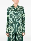 F.r.s For Restless Sleepers Paisley-print Shirt In Green