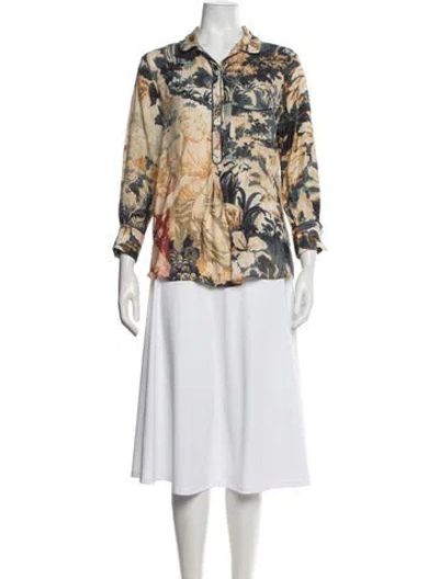 Pre-owned F.r.s For Restless Sleepers Patterned Pajamas In Multicolor
