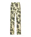 F.r.s For Restless Sleepers Patterned Trousers In Yellow
